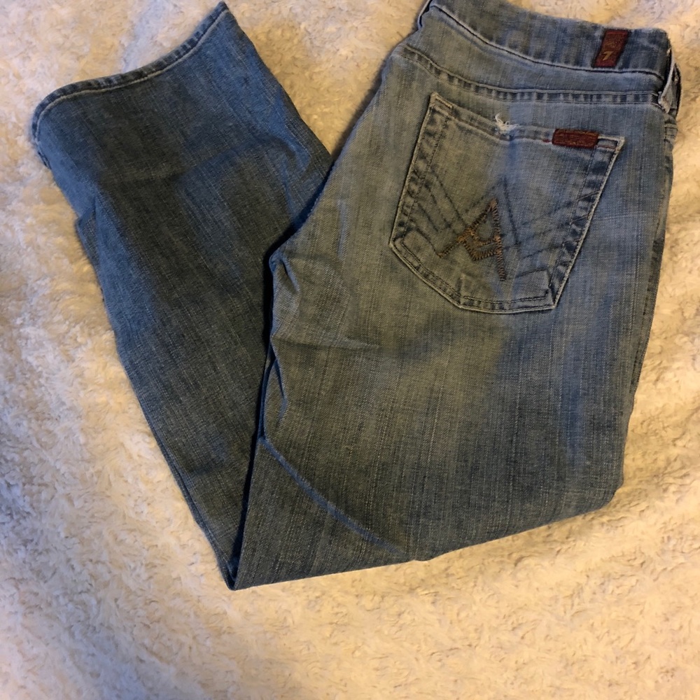 7 For All Mankind Crop Jeans